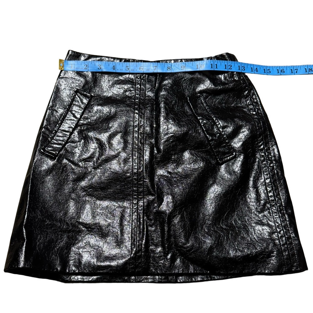 Shinestar Black Mini Pencil Skirt Viscose Polyurethane Polyester Women Size S - Picture 13 of 15